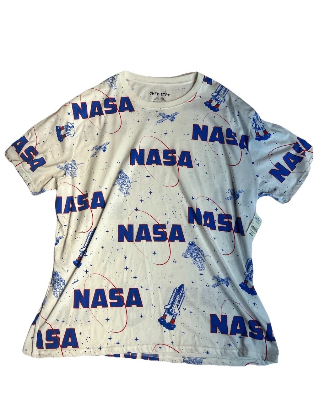 NASA Graphic Print Short Sleeve T Shirt Chemistry Men's Size 2XL new with tag
